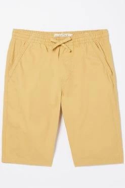 FatFace Yellow Seaton Pull On Shorts -Fashion Clothing Store D59899s4