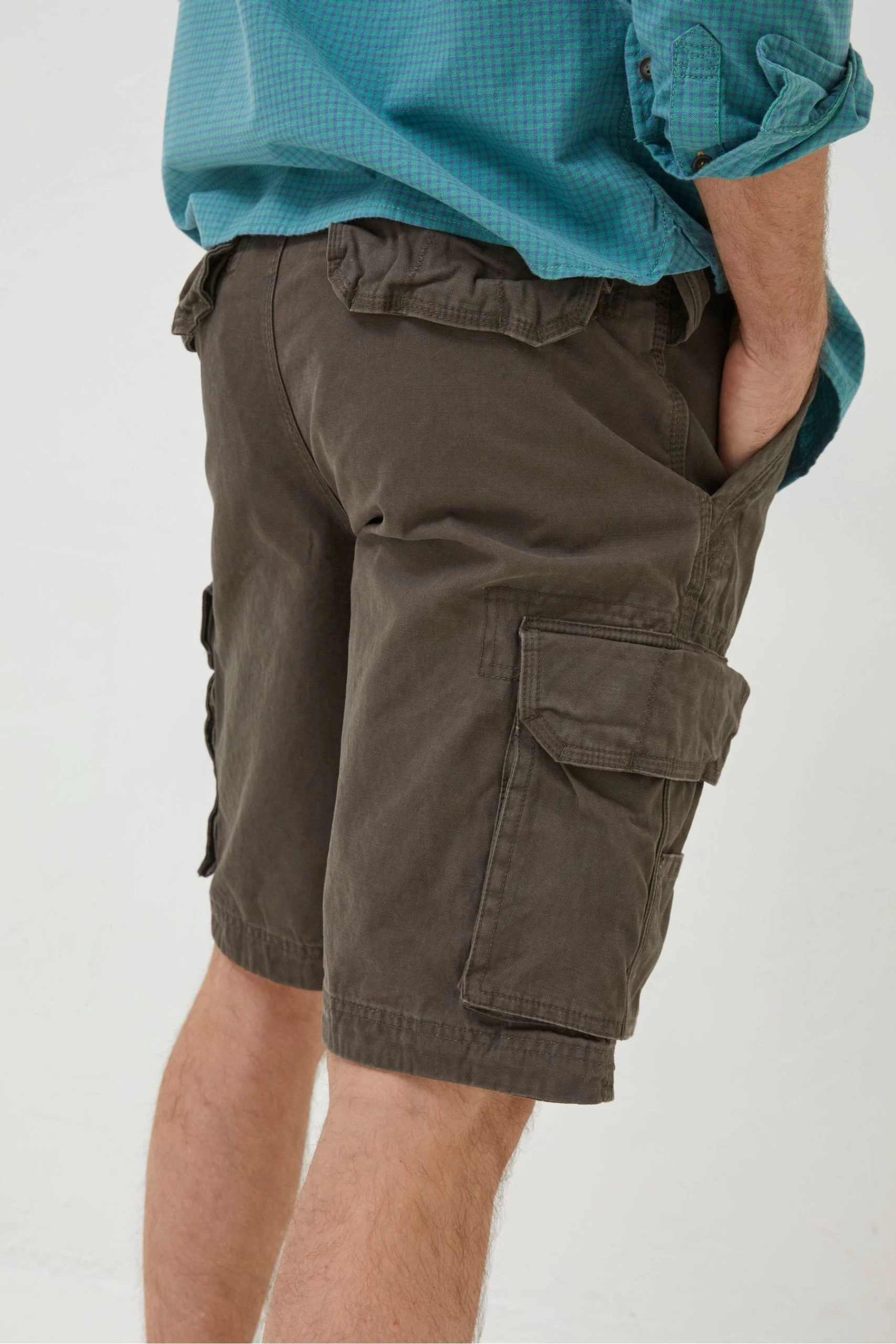FatFace Breakyard Cargo Brown Shorts 2 FatFace Breakyard Cargo Brown Shorts - Image 2