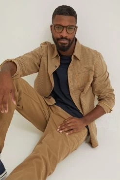 FatFace Yellow Gower Gingham Shirt