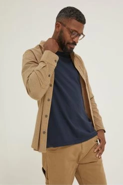 FatFace Yellow Gower Gingham Shirt -Fashion Clothing Store D60 978s3