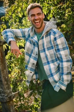 FatFace Grey Check Overshirt -Fashion Clothing Store D60 986s3