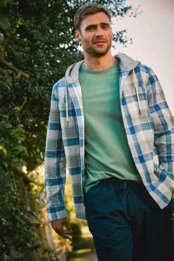 FatFace Grey Check Overshirt -Fashion Clothing Store D60 986s4