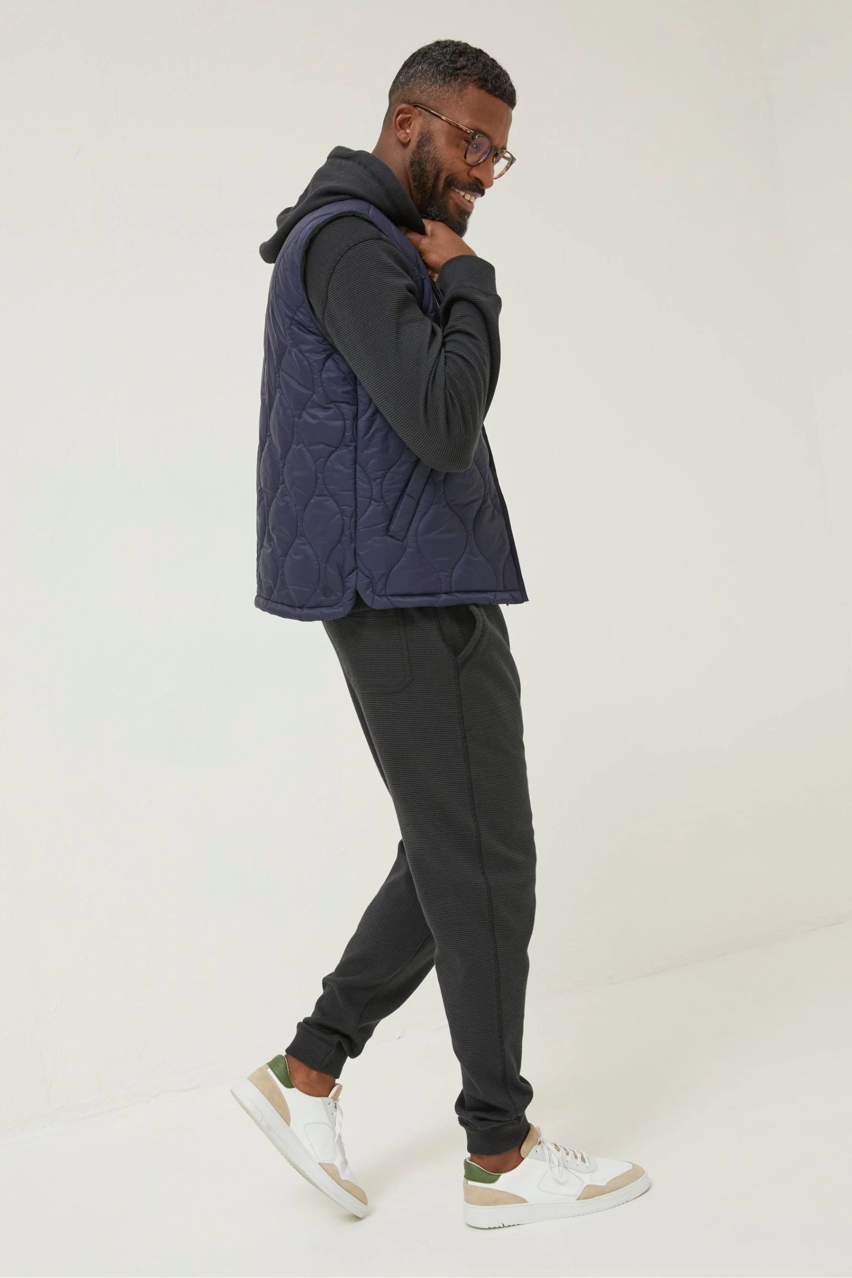 FatFace Blue Hascombe Gilet 3 FatFace Blue Hascombe Gilet - Image 3