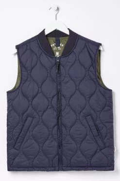 FatFace Blue Hascombe Gilet 9 FatFace Blue Hascombe Gilet -Fashion Clothing Store D60962s5
