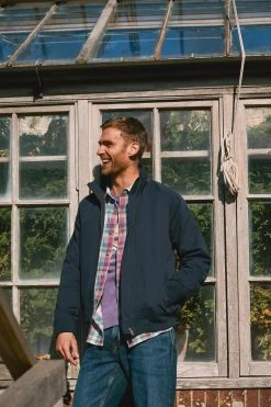 FatFace Blue Harrington Jacket