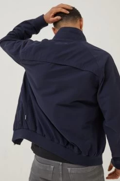 FatFace Blue Harrington Jacket -Fashion Clothing Store D60963s3