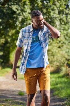 FatFace Blue Westly Check Shirt