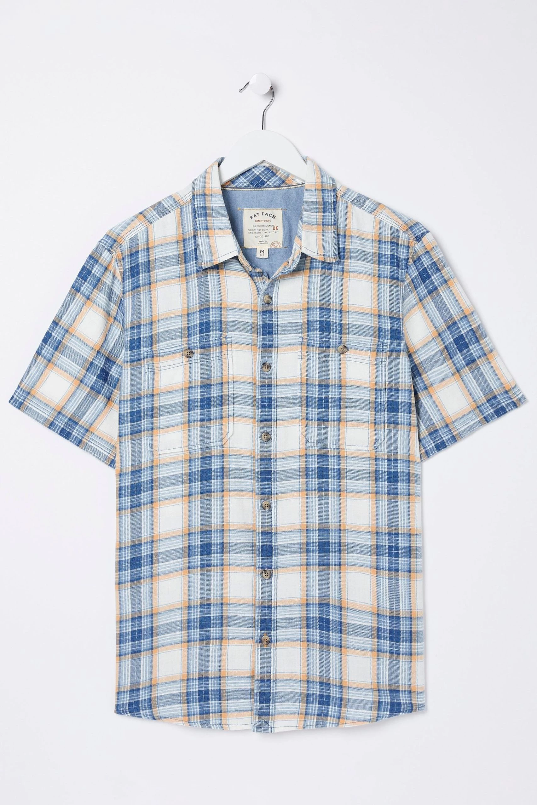 FatFace Blue Westly Check Shirt 2 FatFace Blue Westly Check Shirt - Image 2