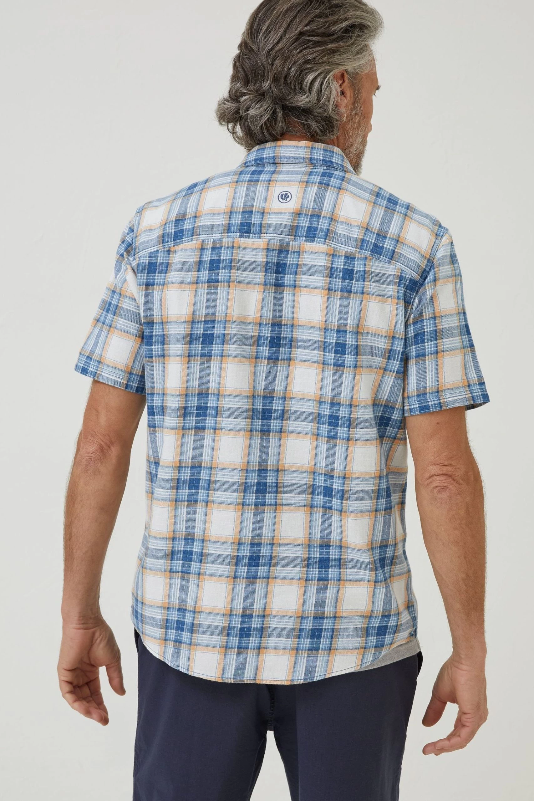 FatFace Blue Westly Check Shirt 4 FatFace Blue Westly Check Shirt - Image 4