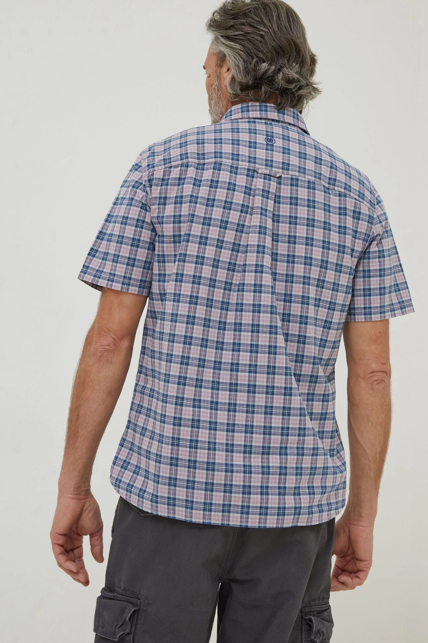 FatFace Purple Galston Check Shirt 2 FatFace Purple Galston Check Shirt - Image 2