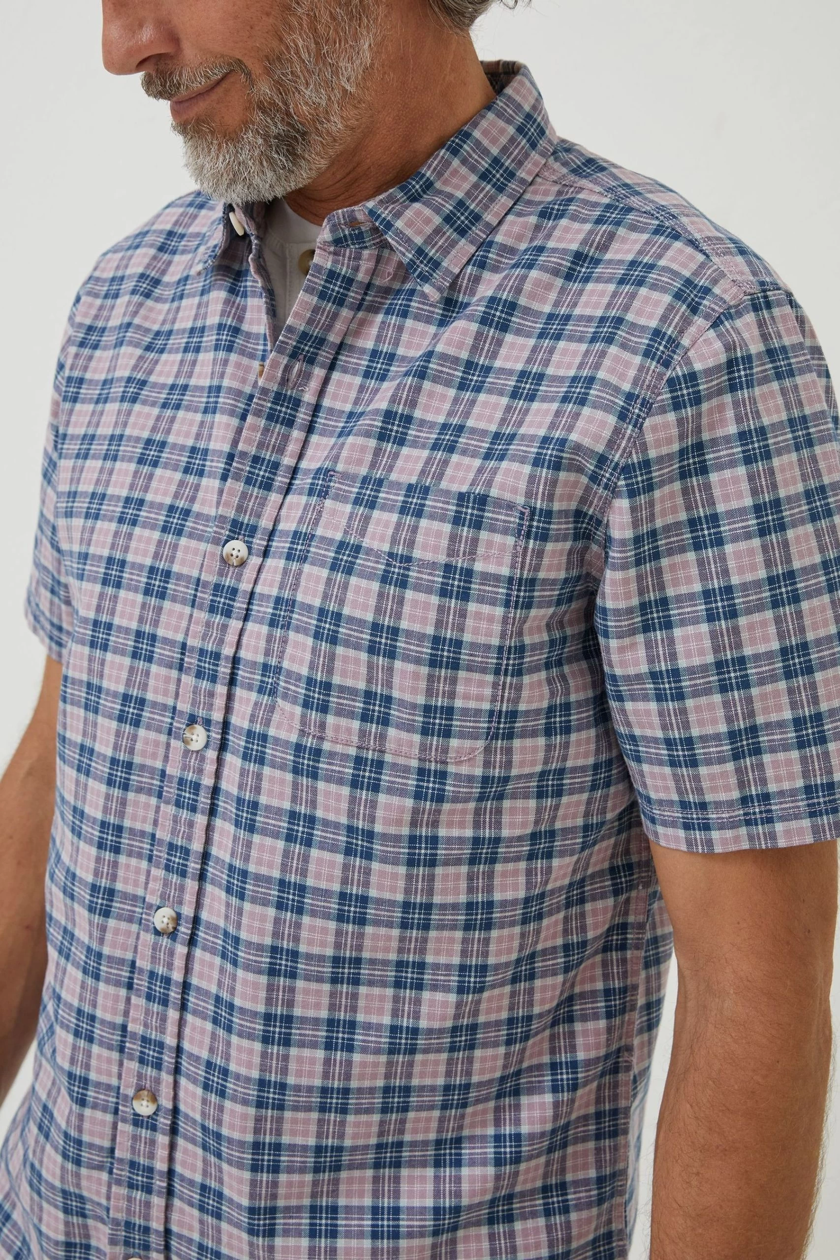 FatFace Purple Galston Check Shirt 4 FatFace Purple Galston Check Shirt - Image 4