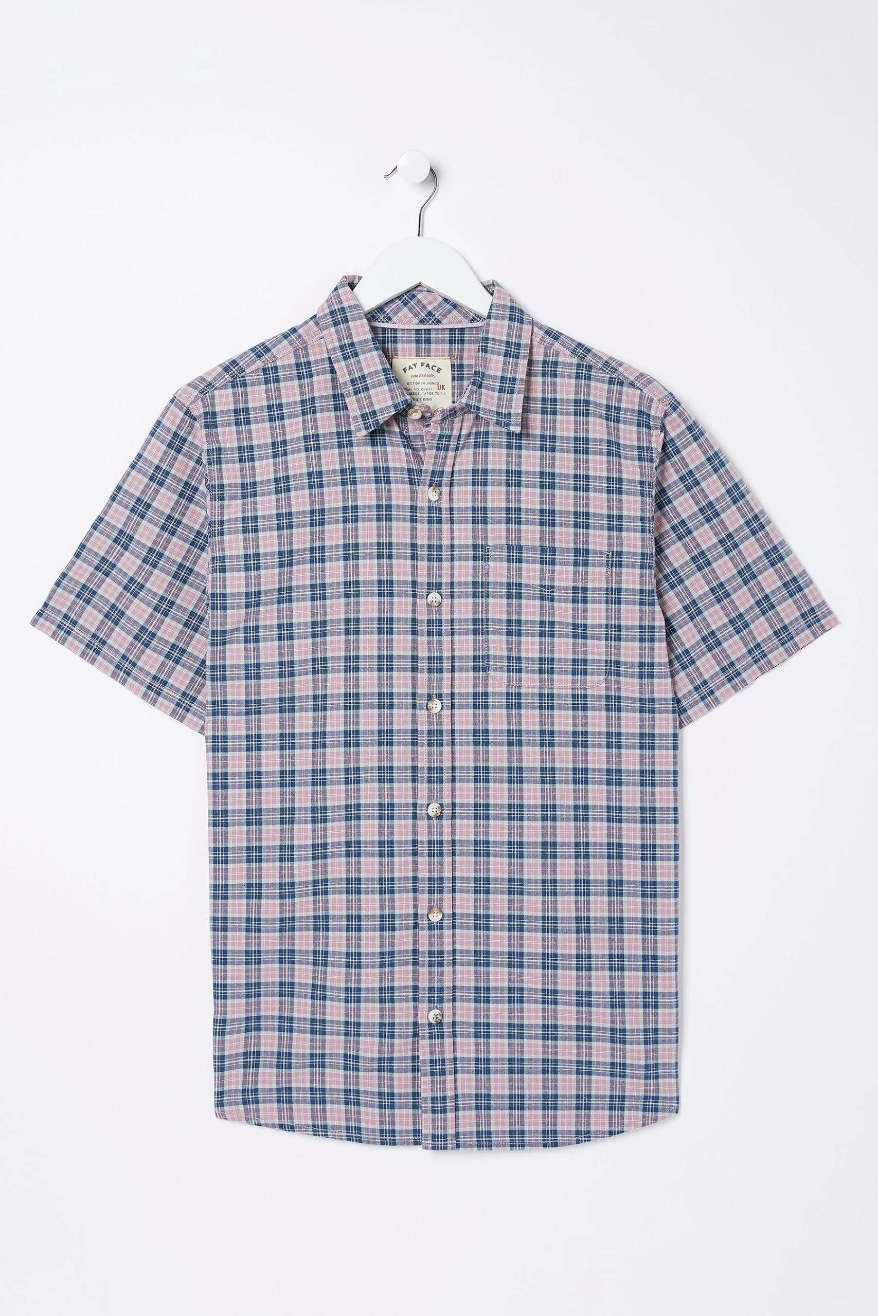 FatFace Purple Galston Check Shirt 6 FatFace Purple Galston Check Shirt - Image 6