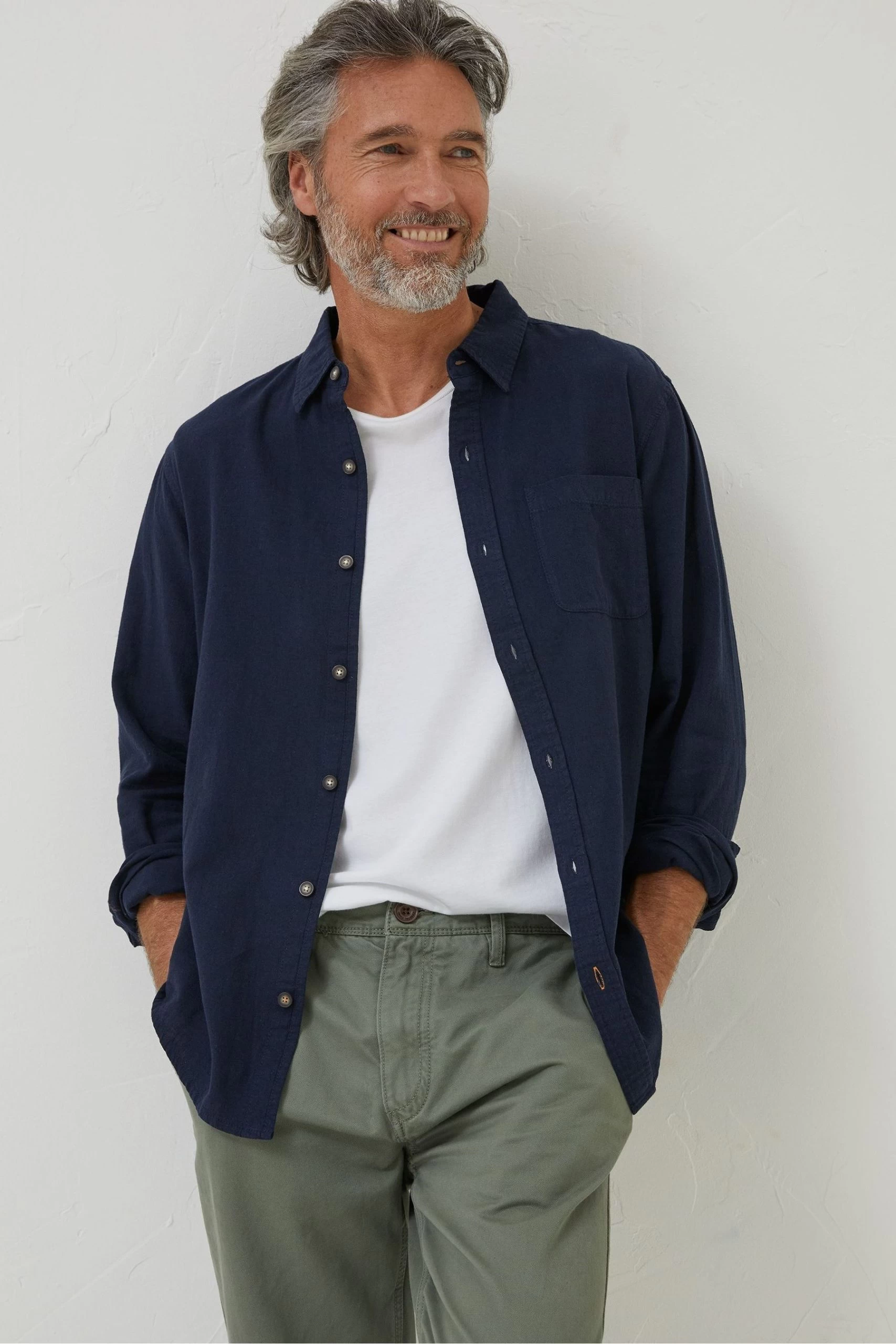 FatFace Blue Bugle Shirt 1 FatFace Blue Bugle Shirt