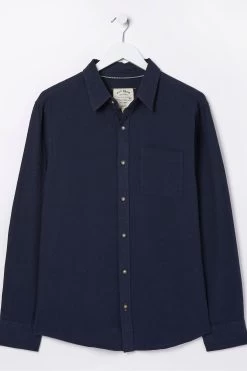 FatFace Blue Bugle Shirt 7 FatFace Blue Bugle Shirt -Fashion Clothing Store D60984s4