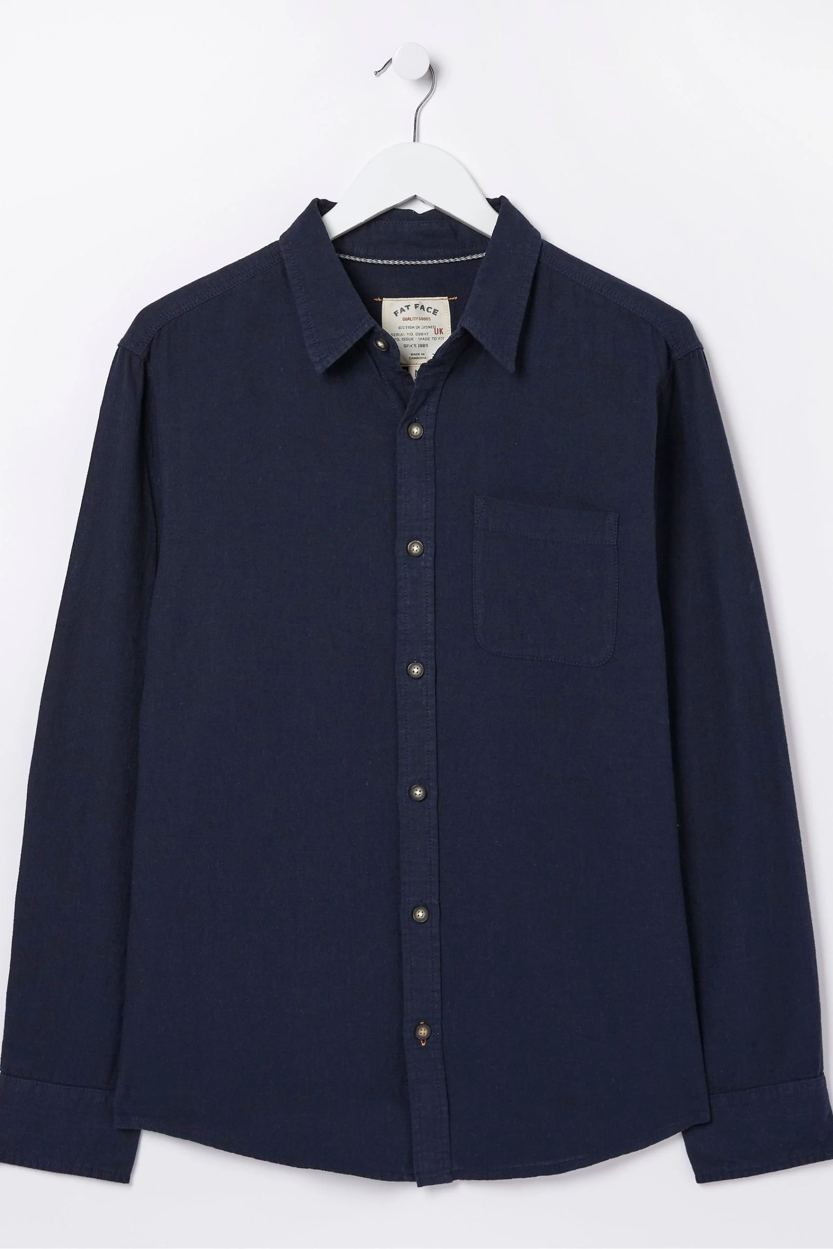 FatFace Blue Bugle Shirt 4 FatFace Blue Bugle Shirt - Image 4