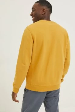 FatFace Yellow Emsworth Sweatshirt -Fashion Clothing Store D61 019s4