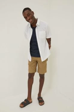 FatFace Bugle White Cotton Shirt -Fashion Clothing Store D61 029s3