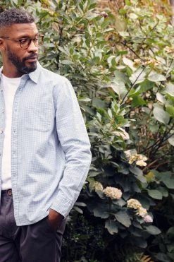 FatFace Blue Gower Gingham Shirt 8 FatFace Blue Gower Gingham Shirt -Fashion Clothing Store D61 034s3