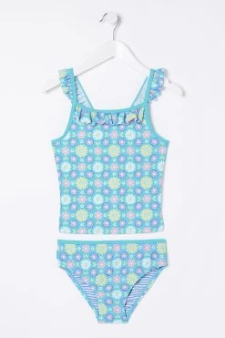 FatFace Blue Floral Tankini Set 7 FatFace Blue Floral Tankini Set -Fashion Clothing Store D61 409s4
