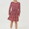 FatFace Pink Amelia Floral Print Dress