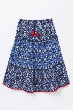 FatFace Blue Elodie Skirt -Fashion Clothing Store D61 429s5