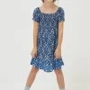 FatFace Blue Adeline Print Dress