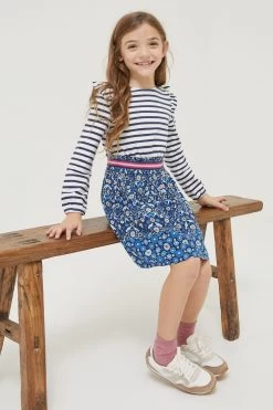 FatFace Blue Martha Print Dress -Fashion Clothing Store D61 435s4