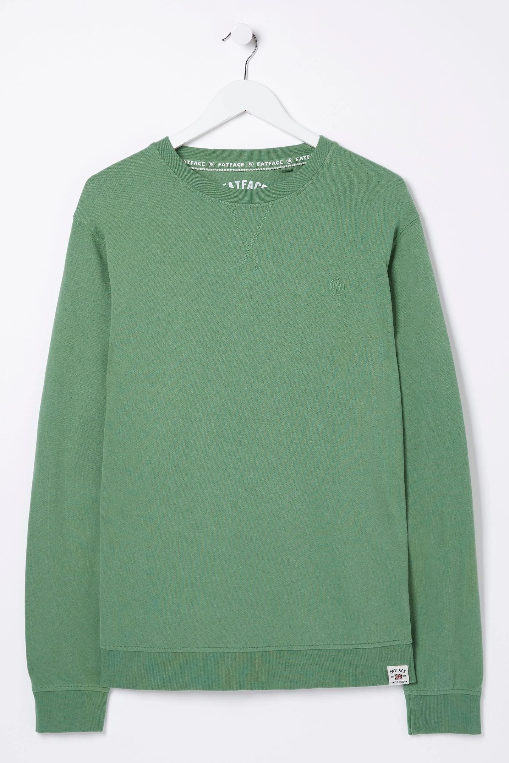 FatFace Green Emsworth Sweatshirt 2 FatFace Green Emsworth Sweatshirt - Image 2