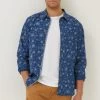 FatFace Blue Floral Shirt