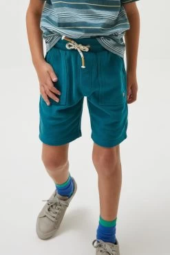 FatFace Green Eddie Sweat Shorts