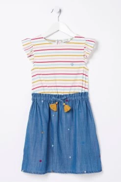 FatFace Blue Martha Dress 5 FatFace Blue Martha Dress -Fashion Clothing Store D61428s3