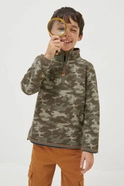 FatFace Green Bude Sweatshirt