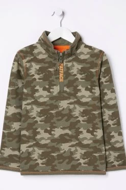 FatFace Green Bude Sweatshirt -Fashion Clothing Store D61437s5