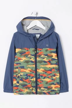 FatFace Blue Cagoule Jacket -Fashion Clothing Store D61459s5