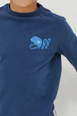 FatFace Blue Skate Graphic T-Shirt 7 FatFace Blue Skate Graphic T-Shirt -Fashion Clothing Store D61469s3