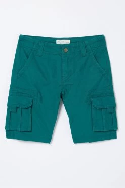FatFace Green Lulworth Cargo Shorts