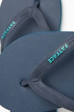 FatFace Blue Henley Flip Flops 5 FatFace Blue Henley Flip Flops -Fashion Clothing Store D63 745s3