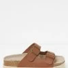 FatFace Meldon Brown Flatform Sandals