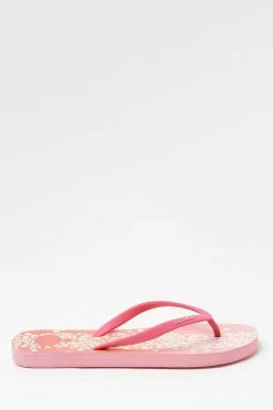 FatFace Pink Portloe Ombre Flip Flops