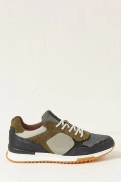 FatFace Blue Colourblock Trainers