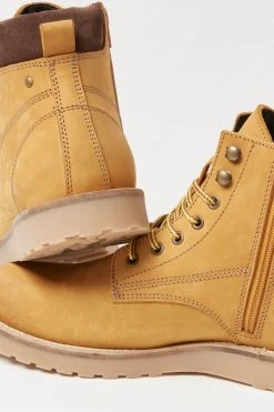 FatFace Brown Boots -Fashion Clothing Store D63763s4