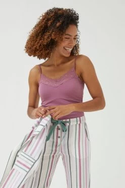 FatFace Purple Lace Vest