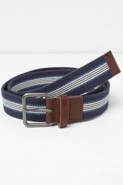 FatFace Blue Aaron Webbing Belt