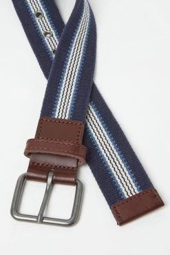 FatFace Blue Aaron Webbing Belt 5 FatFace Blue Aaron Webbing Belt -Fashion Clothing Store D64 467s3