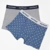 FatFace Blue Banana Print Boxers 2 Pack