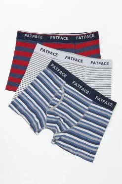 FatFace Bude Stripe Boxers Three Pack