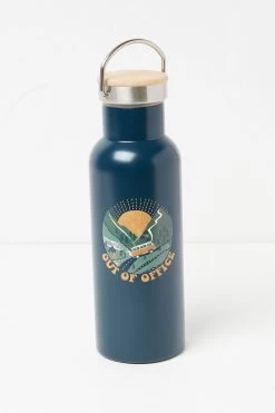 FatFace Blue Camper Water Bottle