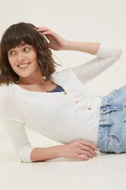 FatFace White Rose Cardigan 7 FatFace White Rose Cardigan -Fashion Clothing Store D69762s3