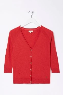 FatFace Red Rose Cardigan 9 FatFace Red Rose Cardigan -Fashion Clothing Store D69763s5