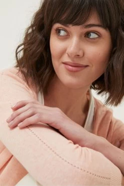 FatFace Pink Rose Cardigan -Fashion Clothing Store D69764s4